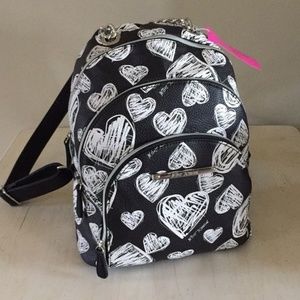 Betsey Johnson | Bags | Betsey Johnson Black White Heart  display picture 3